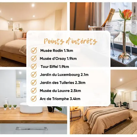 Le Deniro Loft - Tour Eiffel Invalides - 5 Personnes Apartment