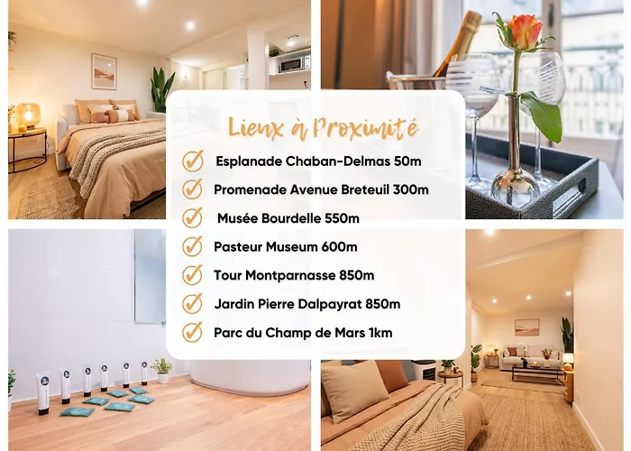 Apartment Le Deniro Loft - Tour Eiffel Invalides - 5 Personnes Paris