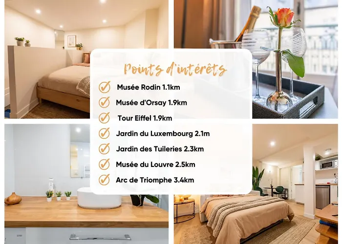 Le Deniro Loft - Tour Eiffel Invalides - 5 Personnes Apartment